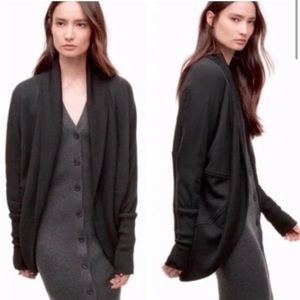 WILFRED Diderot Cocoon Cardigan Black XXS Aritzia